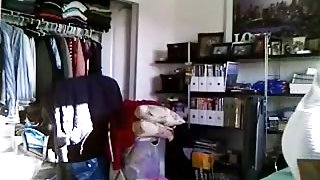 hidden webcam oriental  immature after shower