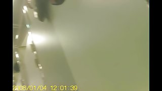 Spy cam woman in dressing room spied in the bra