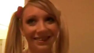 Spraying a hot  immature bitch