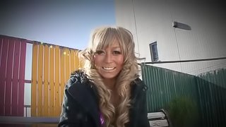 Rina Aina gets nasty on her shaved Asian cunt