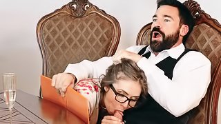 Cheating on his fiancee with this hot slut in boots