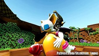 Midna Destroying Rouge'_s Ass