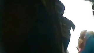 Hot up skirt view of  cutie's camel toe