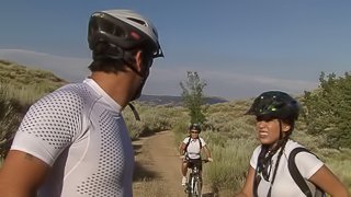 Venus loves the bicycle riding but she loves the hard cocks far more!