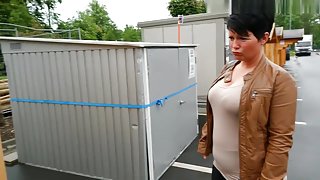 I got a facial at the end of this huge tit amateur vid