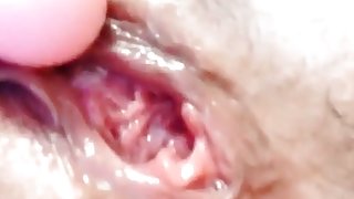 My  girlfriend  give creamy orgasm while masturbating