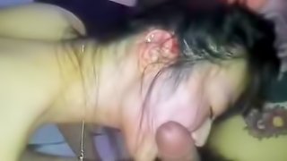 Spicy Amateur brunette fuck in her hairy snatch