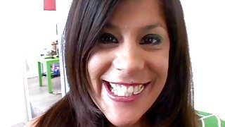 Michelle Avanti kneels before her...