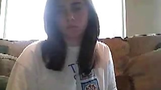 Horny cute girl on skype