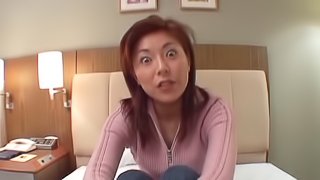 Horny mature Japanese bitch wants a man's dick desperately