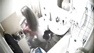 Hot spy cam clip of amateur shower masturbation