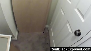 RealBlackExposed  Taylor Starr Tries Not To Get Caught