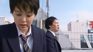 Naughty chick knows just what to do to turn on her crushes