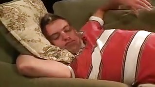 Blonde babe gets fucked  by a big cock.