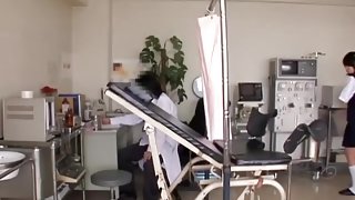 Medical fetish video with asian cunt fingered hard by Aki