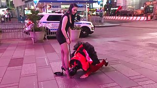 Public Humiliation of a male slave 2