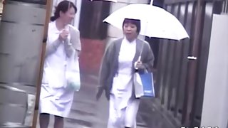 Asian nurses experiencing sharking attack after leaving her workplace