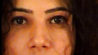 Super skinny Indian teen shows off her delicate body