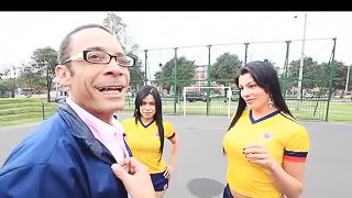 Soccer skills aren't the only talent these shemale babes possess