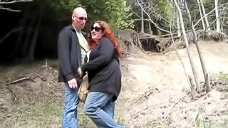 Sexy tattooed lesbians outdoor licking cunt and toy fucking