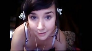 Cute And Sexy Babe Dildoing Her Pussy