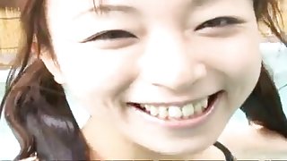 Emiru momose - blue swimwear