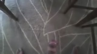 cumming on the floor