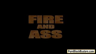 Sexy nurse Jodi Taylor got her asshole fucked by her patient