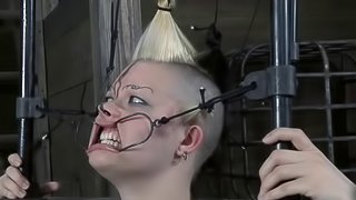 Denail Winter natural tits getting pinned lovely in BDSM