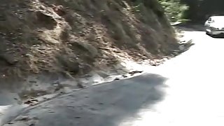 Sweet Brunette Teen Gets Drilled in Anal Threesome