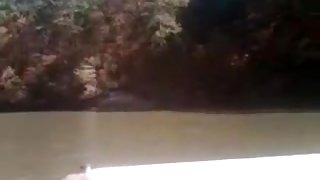 The lady loves boating .  Daylight suck & fuck with wife / grama