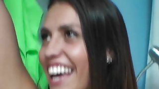 Horny Girls Fuck Frat Dudes At A  Retro Themed Party