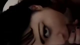 Impure eve sucks wang until her face hole of full of cum