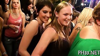 Bitches found tiny dick in club