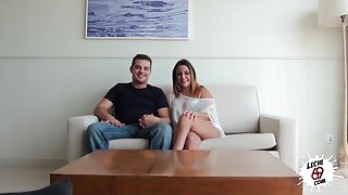 LECHE 69 Amateur couple first time on camera