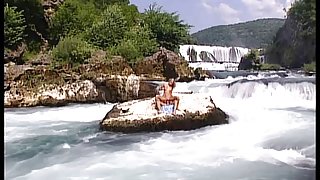 Sex near the Waterfall