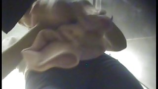 Amateur in change room gets candid tits and pussy voyeured