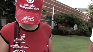 Hot Blond Chick Blows In College