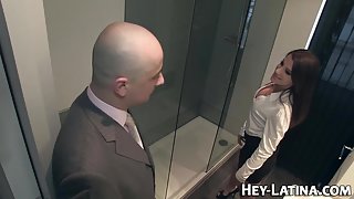 Heeled latina pussy fuck