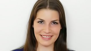 Beautiful brunette honey is having some sol foot fetish