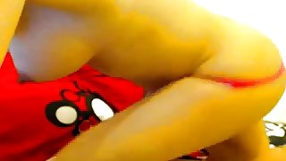 My amature sex tape shows me posing in a thong