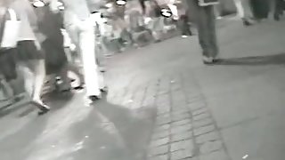 Teen ass upskirt on a date night